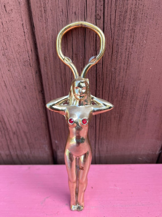 【大放出セール】 Opener, Bottle Girl, up Pin Vintage, Collector Metal, 小物