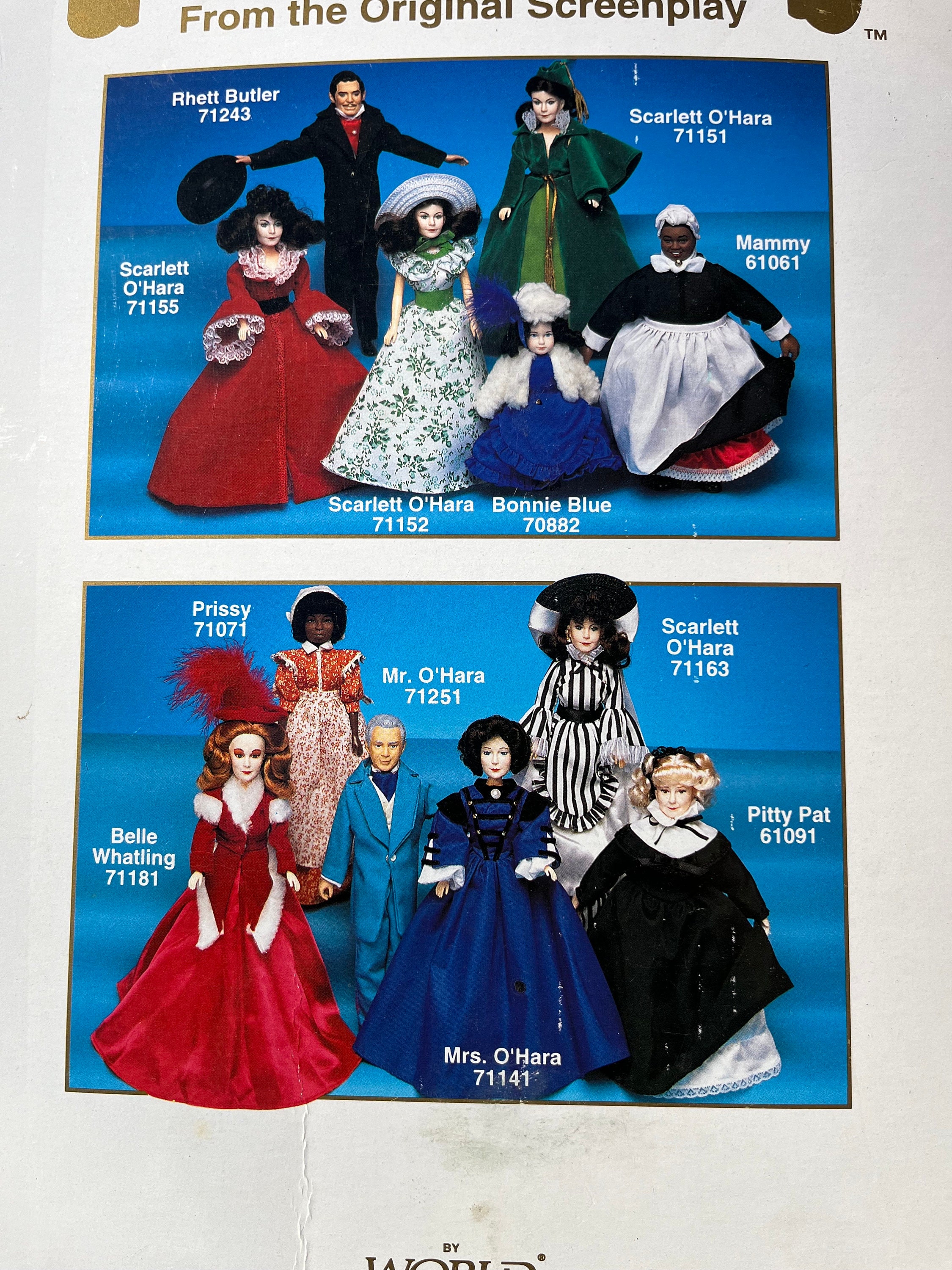 Vintage Gone With the Wind Aunt Pittypat Doll - World Doll Limited
