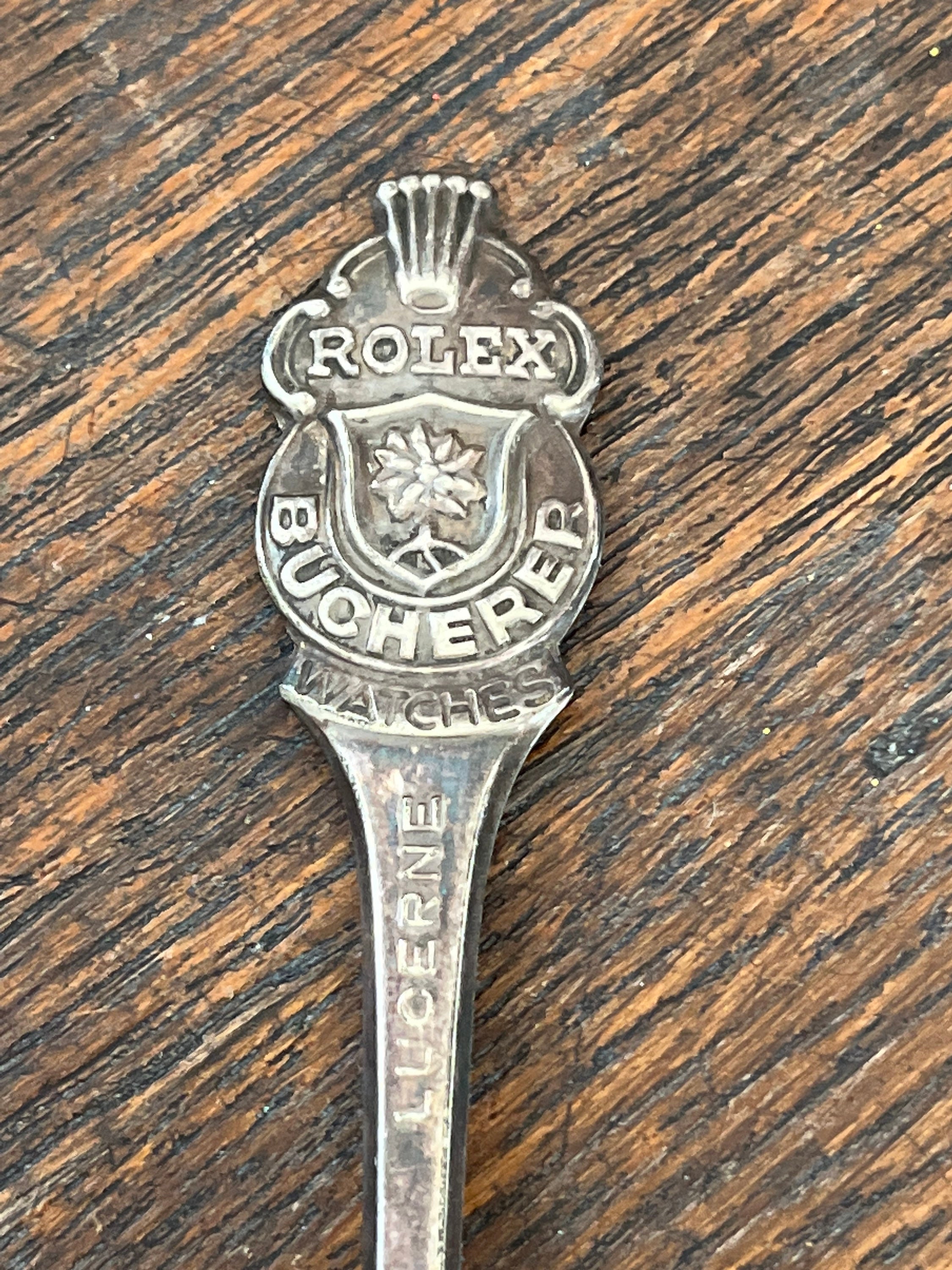 A 'rolex' Spoon - Vintage Rolex Lugano Bucherer of Switzerland
