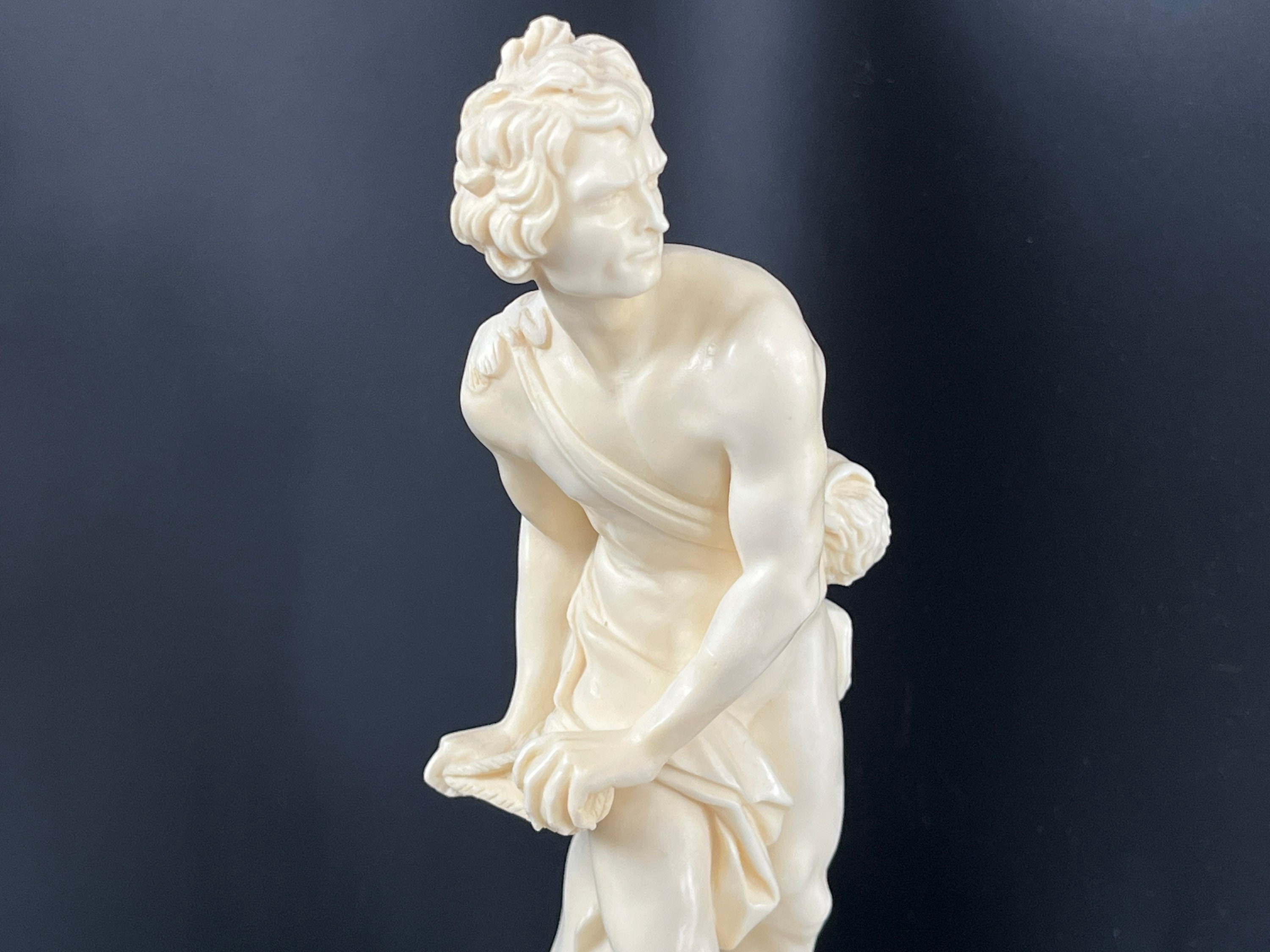 【返品?交換対象商品】 イタリア製 A.Santini サンティーニ ギリシャ彫刻女性像 彫刻・オブジェ