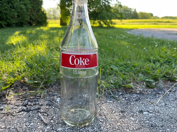 Coca Cola Glass Coke Bottle 1.5L Canada Vintage Collector Item