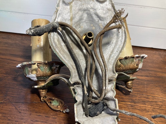 Antique wall clearance sconces electric