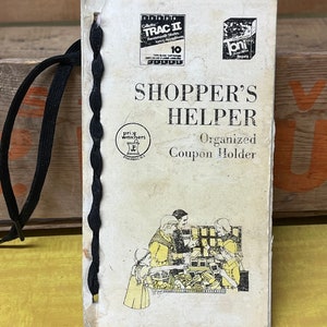 Cupom Keeper Vintage Shoppers Helper Price Watchers Farmácia Ephemera EUA Colecionável
