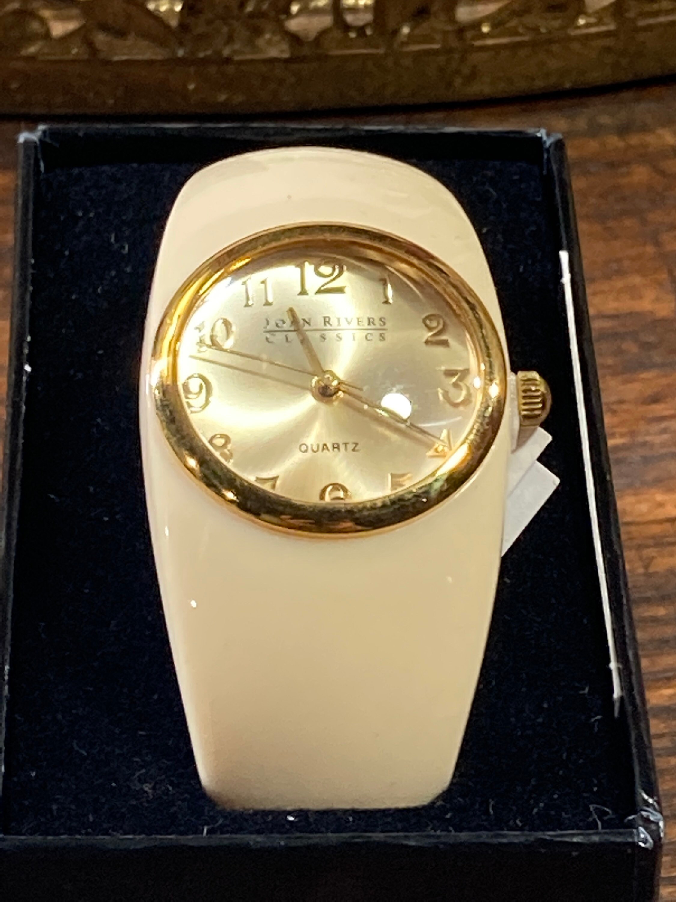 Watch Joan Rivers Signed Bangle Vintage Classics Etsy