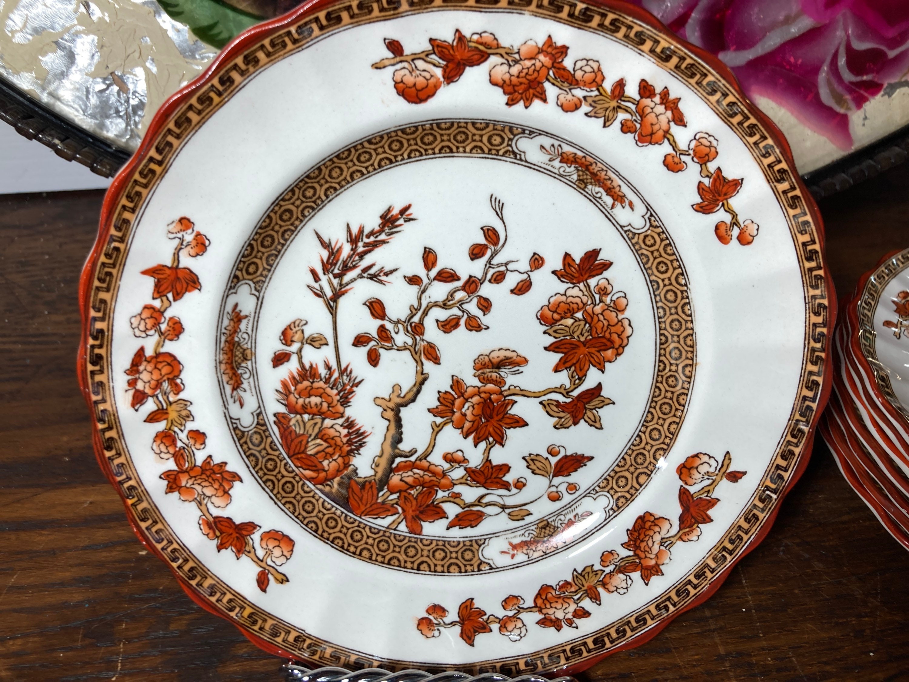 Old Mark Copeland Spode India Tree Side Butter Plate Antique Vintage England Etsy Canada