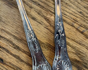 Serving Set EPNS A1 Sheffield England Silver Plate Fruit Pattern