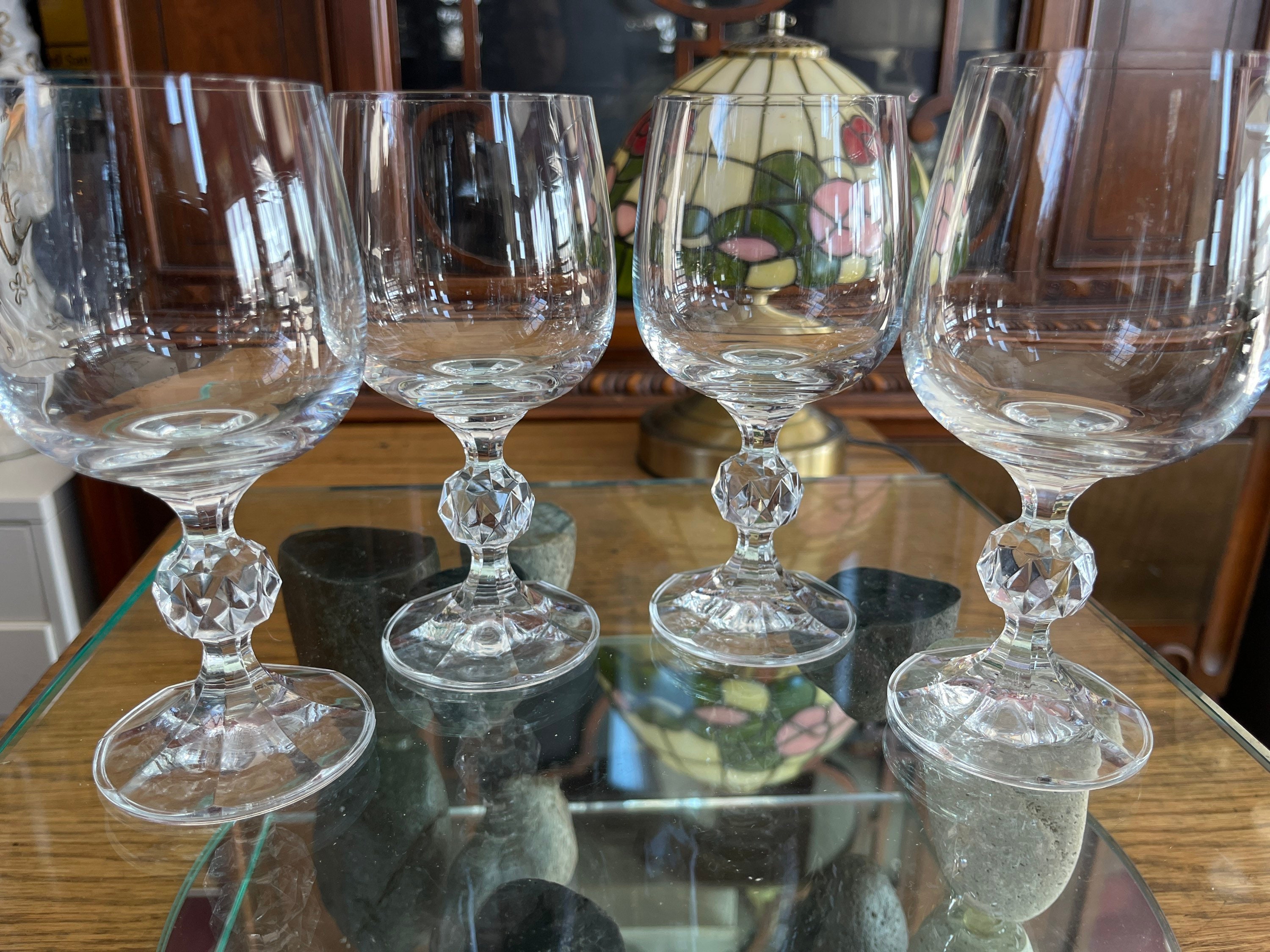 European Style Crystal, Stemmed Wine Glasses, Acrylic Glasses Tritan D –  Poe and Company Limited