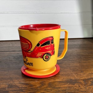 Tazza da viaggio vintage Streamliner di Labbatt: oggetto da collezione canadese