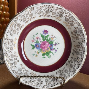 Soup Bowl Salad Bowl  British Empire Ware Charmian Vintage 22kt Tableware Antique