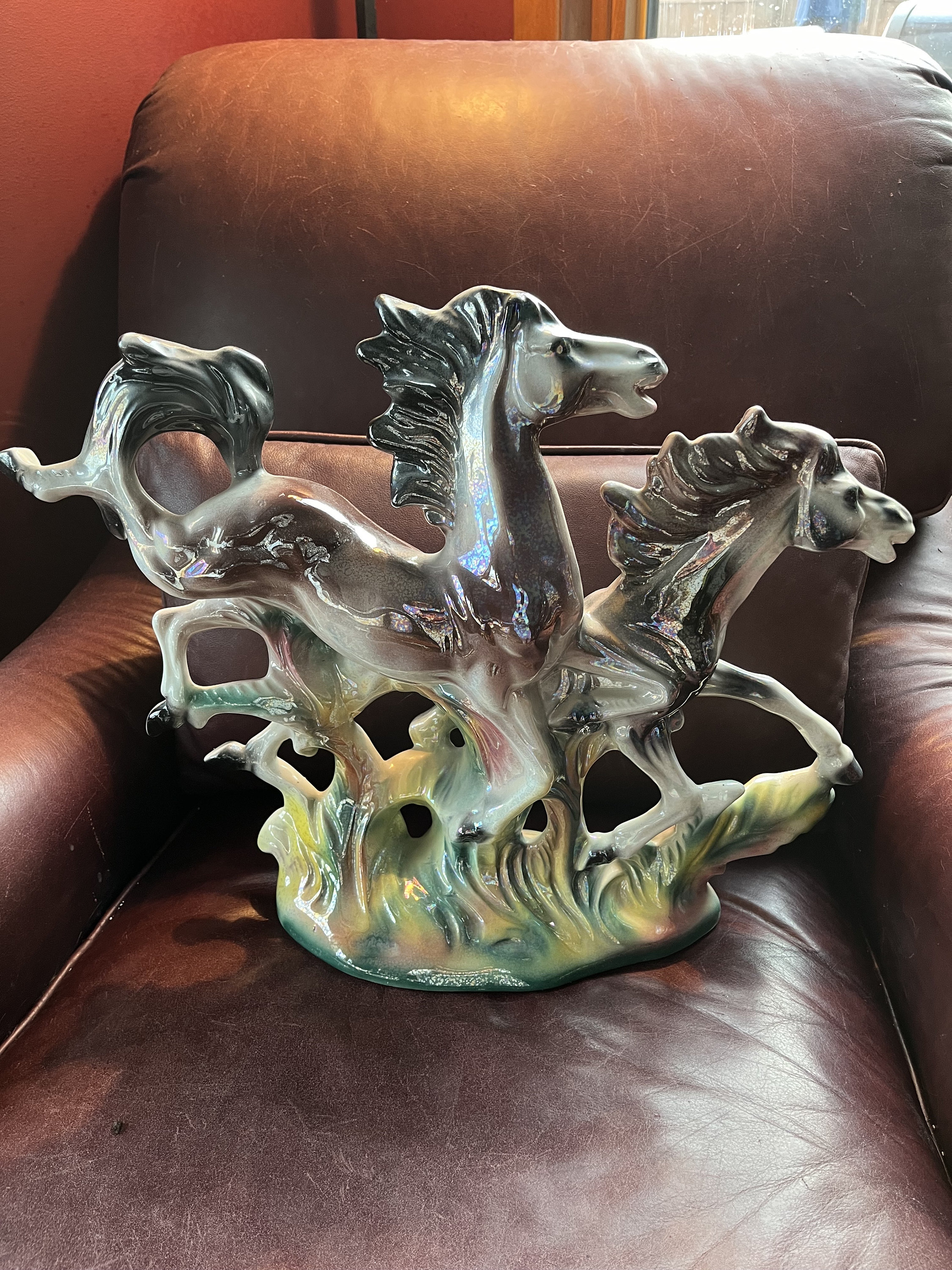カポディモンテ　CAPODIMONTE 、馬車を引く紳士とプリンセス カポディモンテ CAPODIMONTE 、馬車を引く紳士とプリンセス