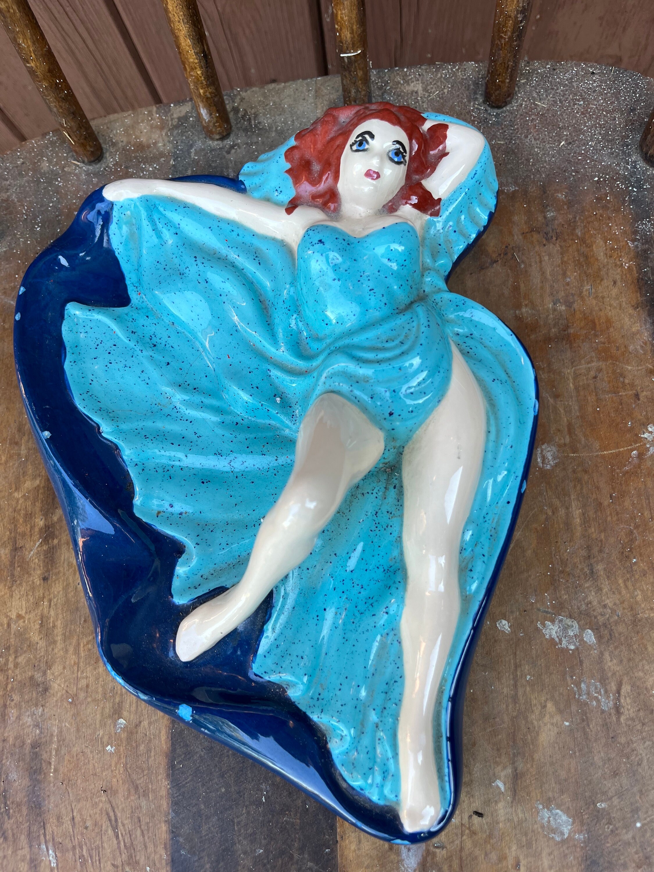 50s USA製 Pinup Girl Vintage Art Ashtray Pin up Girl Ashtray - Etsy Canada