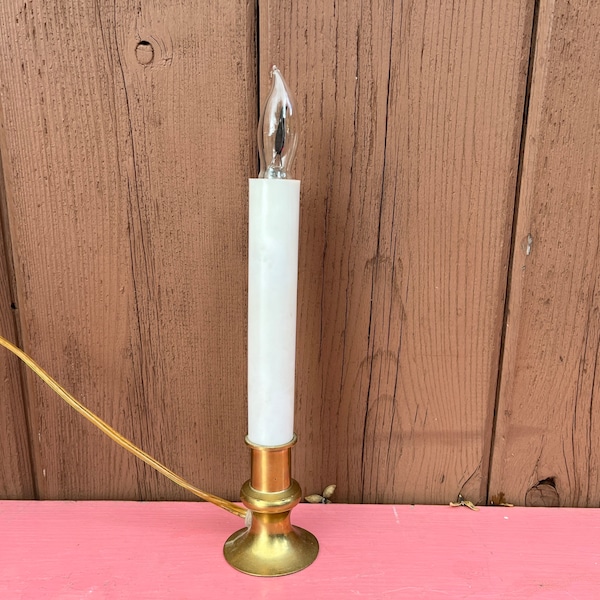 Candlestick Lamp Etsy