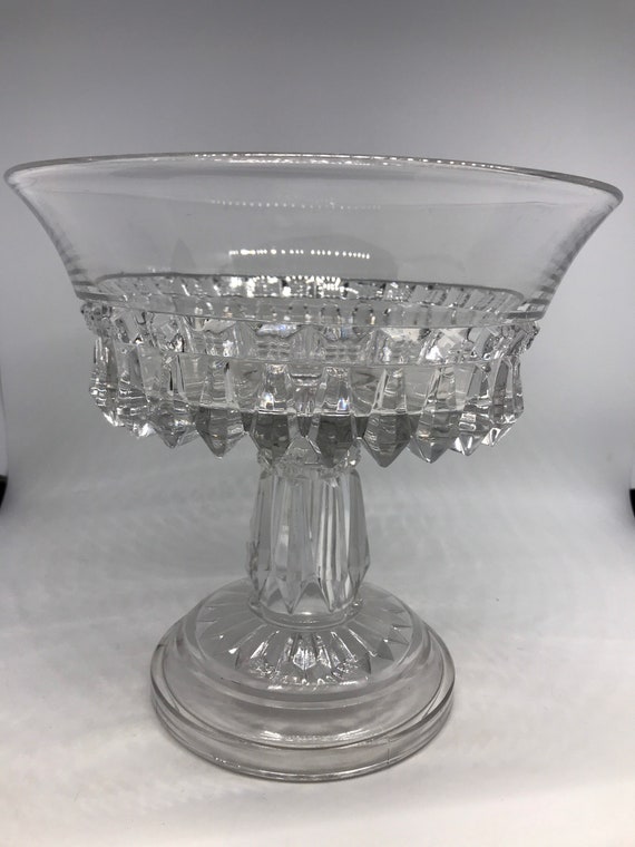 Antique Press Glass open Compote (DEB) Antique Press Glass open Compote (DEB)