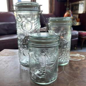 Nostalgic Clamp Lid Glass Mason Jar 1.7 Ounces 10 Count Box