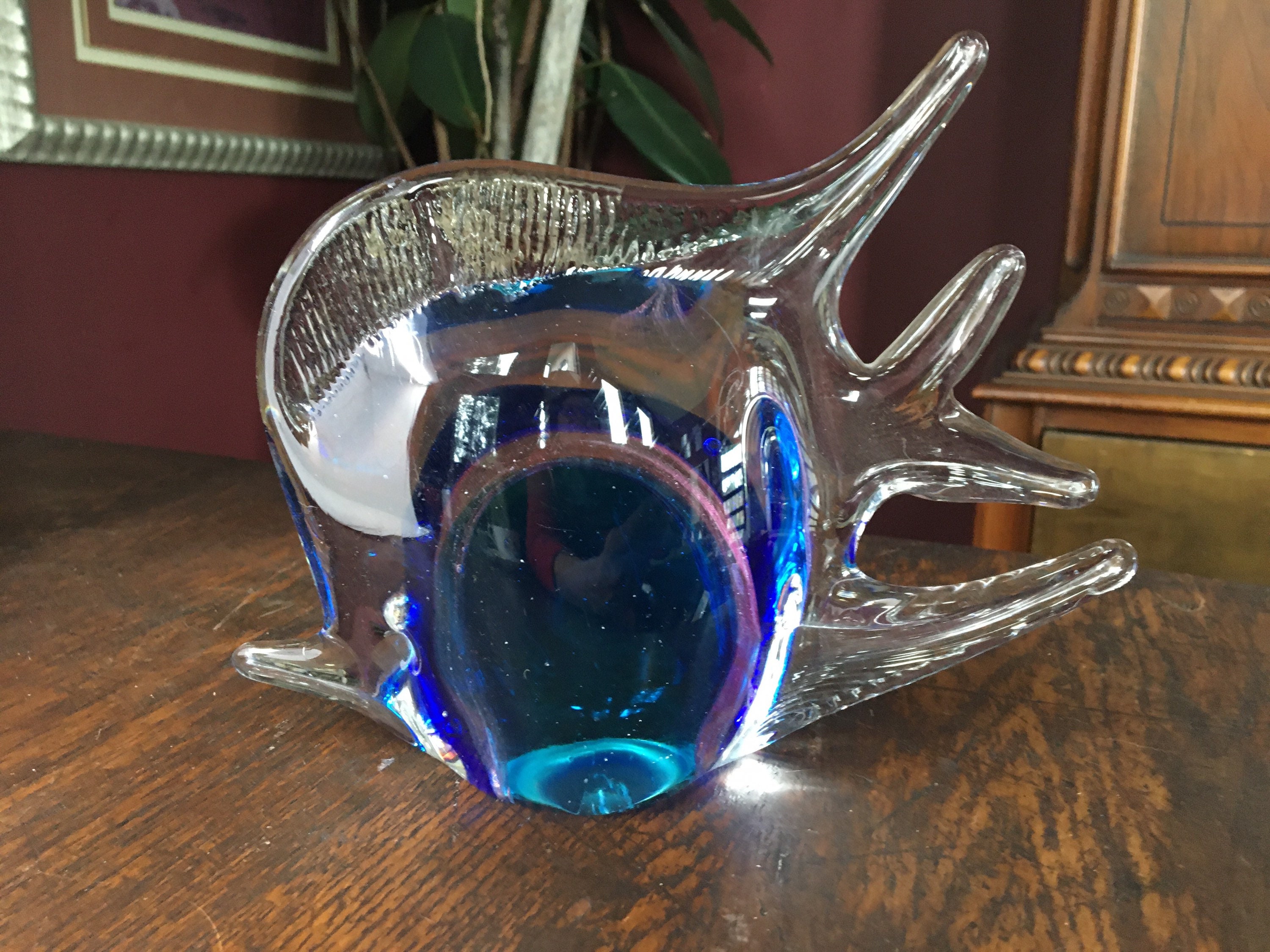 Glass Fish Murano Blown Glass Fish Paperweight Murano Glass Etsy Canada