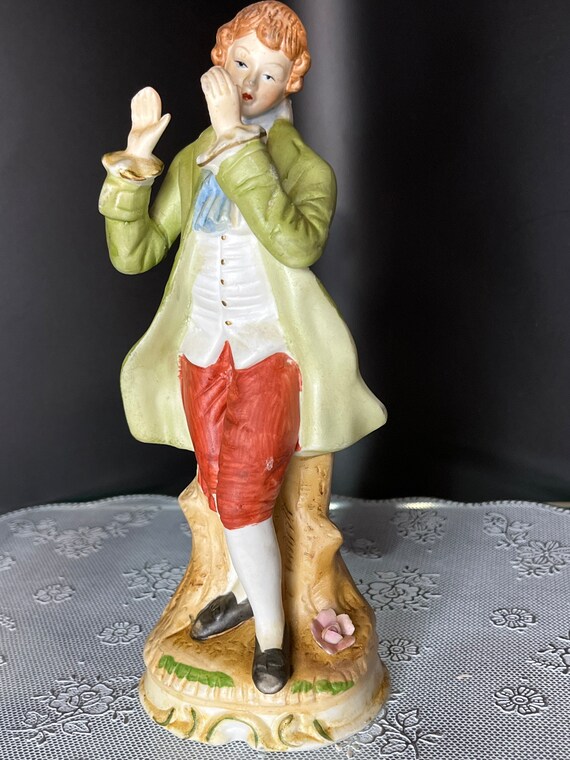 Porcelain Bisque Victorian Figurine Vintage Statue Collectibles