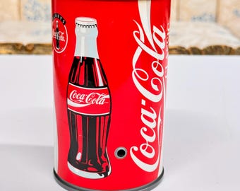 1995 COCA-COLA Classic TALKING Coke Can Coin Savings Novelty Bank