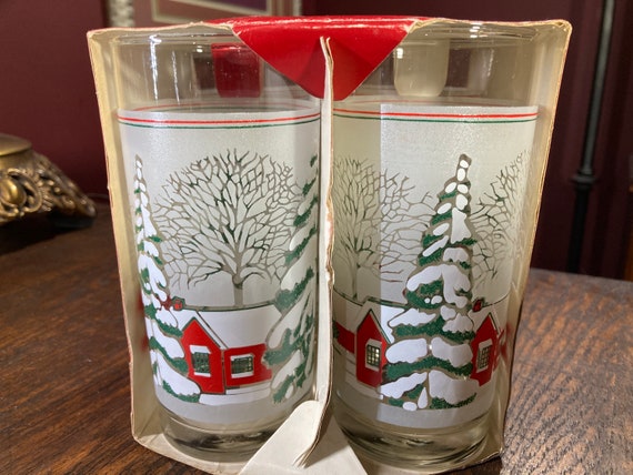 Christmas glassware sets Clearance