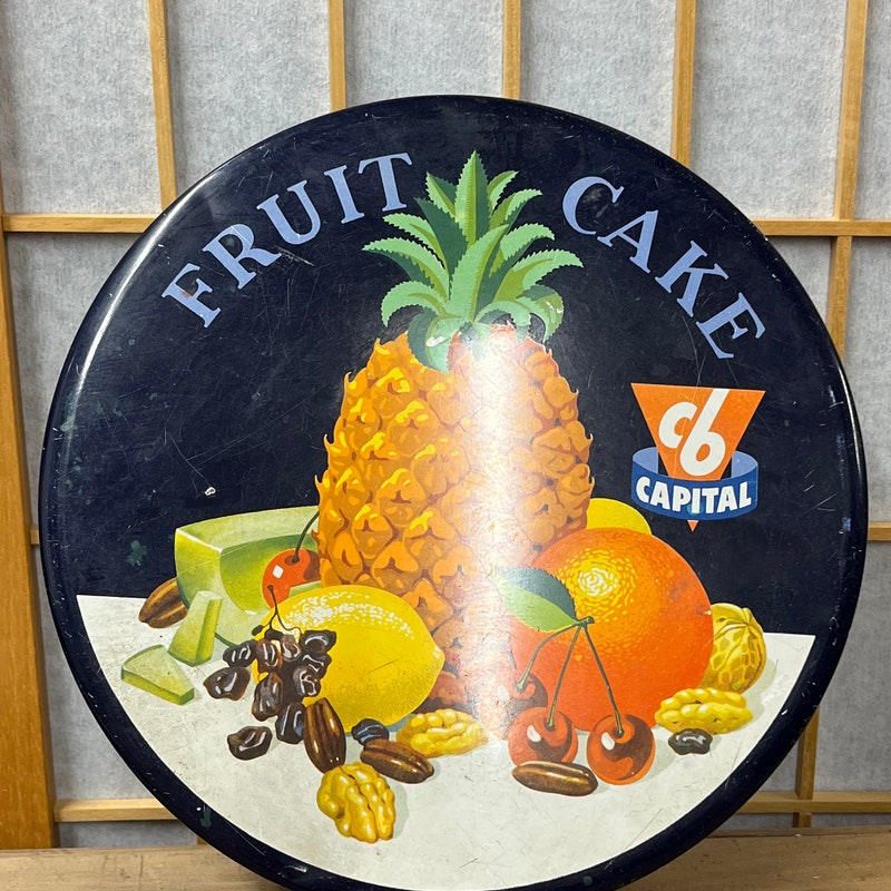 Fruit Cake Tin - Etsy
