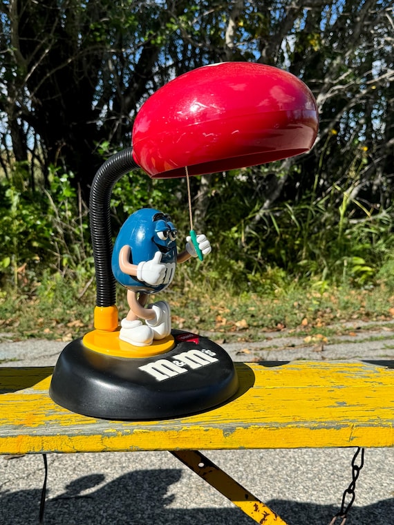 Vintage M&M Gooseneck Table Lamp: Candy Advertising Collectible - Etsy