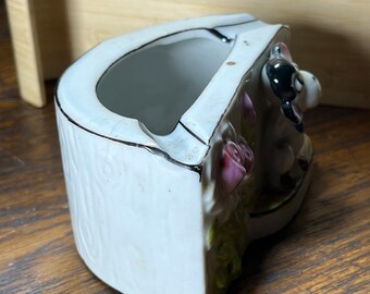 灰皿、灰皿、日本製磁器、猿、ノベルティ、キッチュ、ヴィンテージ