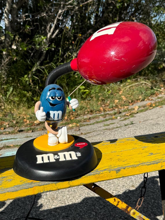 M&M'S  Neck Desk Lamp w/ Box デスクライト Vintage M&M Gooseneck Table Lamp: Candy Advertising Collectible - Etsy