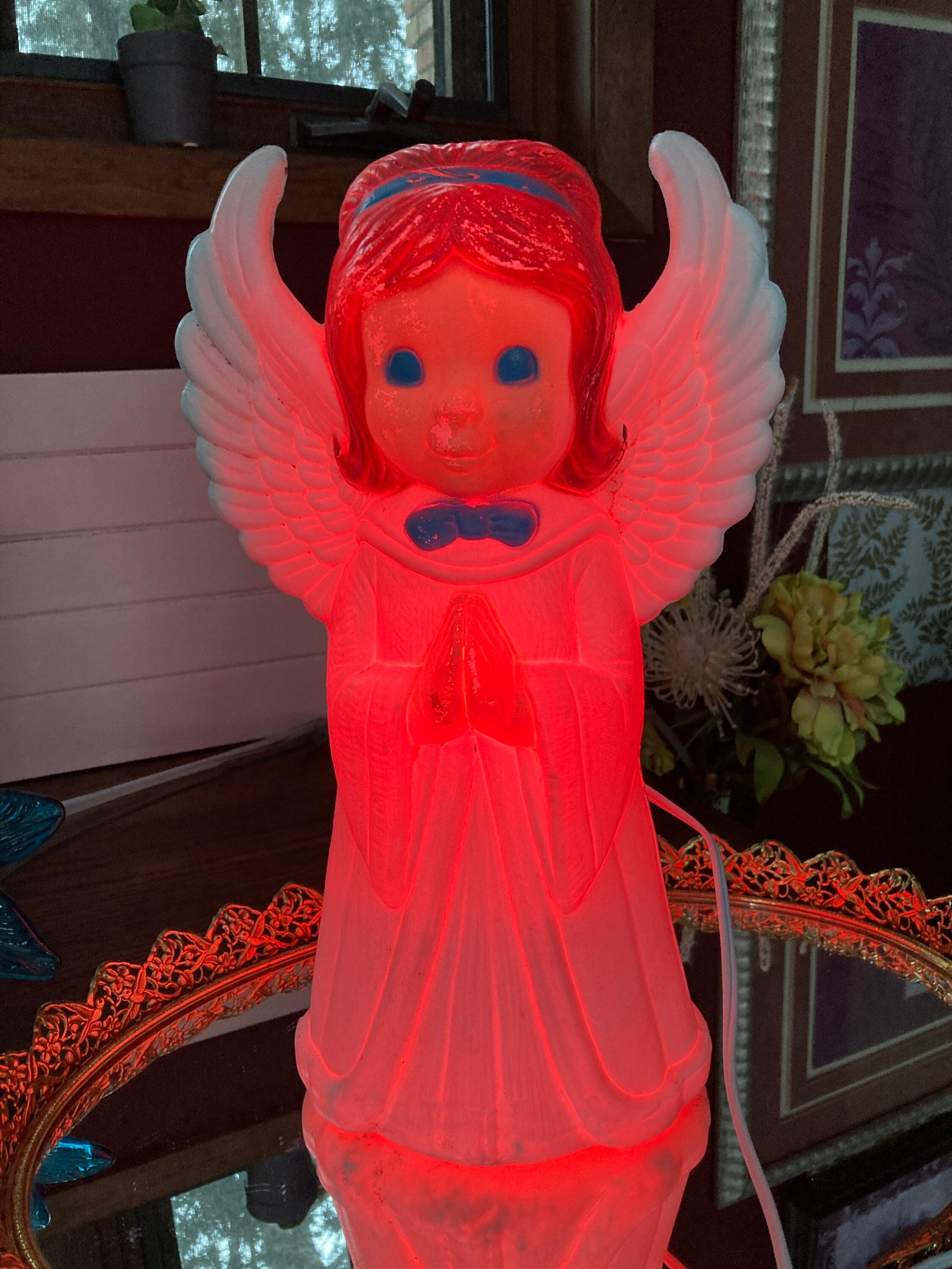 Angel Blow Mold General Foam Plastic Indoor Christmas Etsy