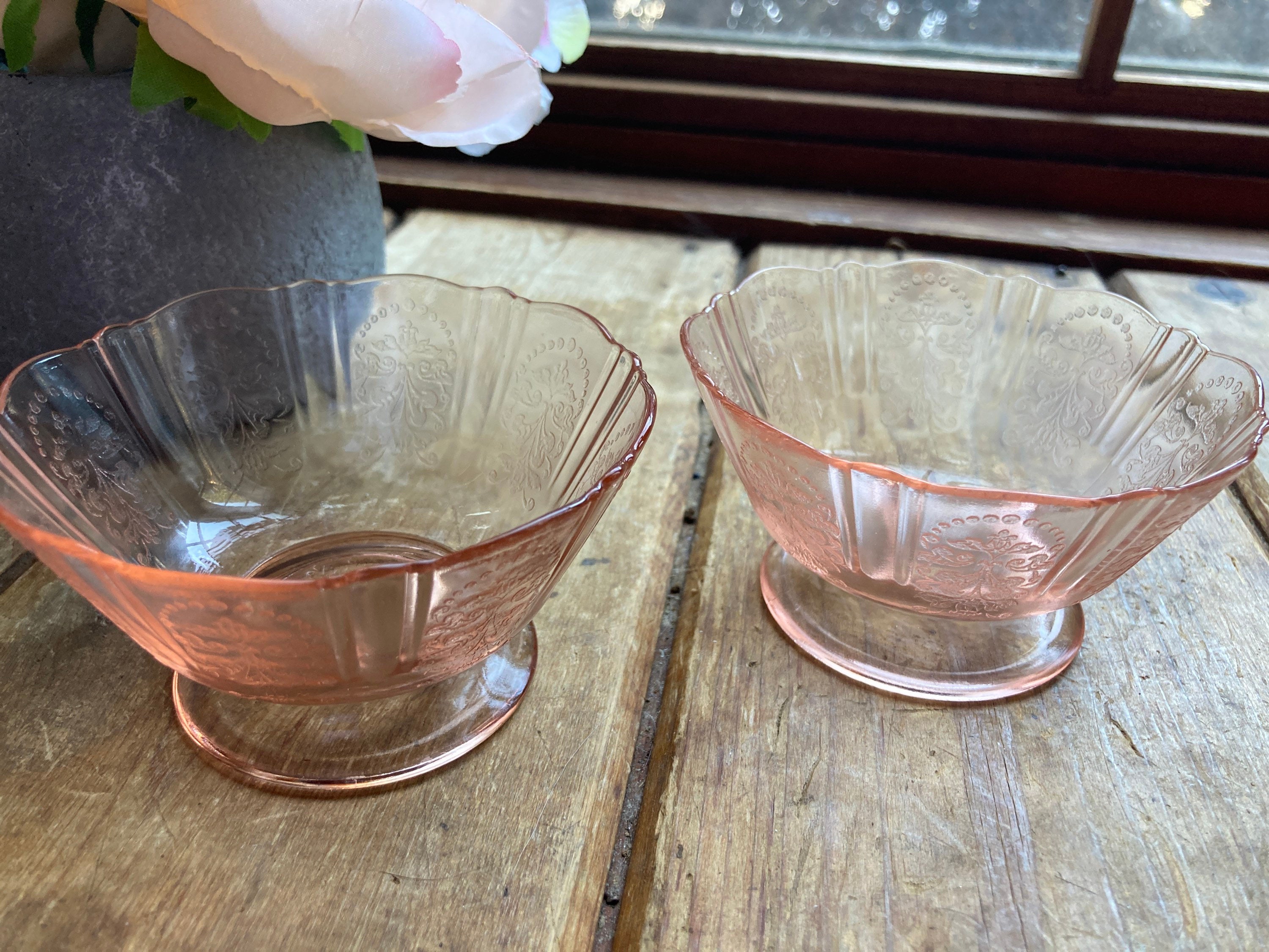 American Sweetheart Pink Sherbet Mac Beth Evans Glass Company