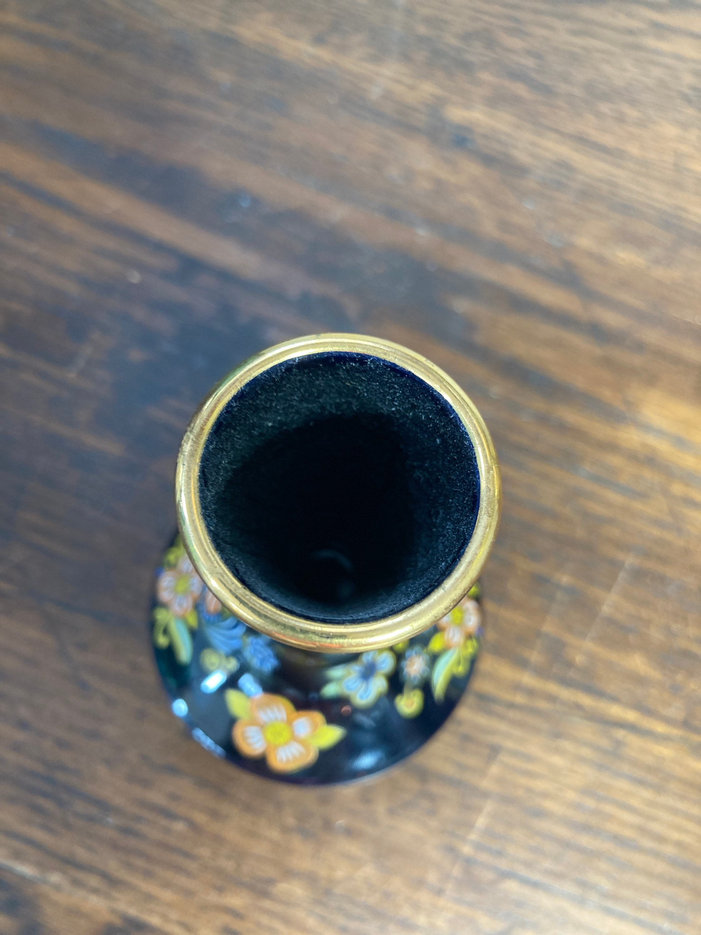 花瓶 ギリシャ ヴィンテージ シングルステム花瓶 24K ゴールドメッキ