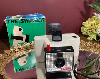 Polaroid, Land Camera, Swinger,  Model 20, Untested, Vintage, Camera, Original Box, Novelty, Collectible