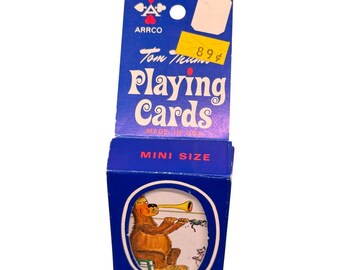 Tom Daumen Bär Spielkarten: Vintage Mini Deck, hergestellt in den USA