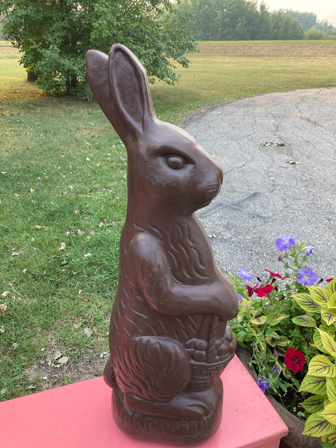 Bunny Easter Chocolate Blow Mold Large outdoor Decoration Etsy