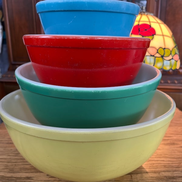 Pyrex Bowls Vintage Etsy