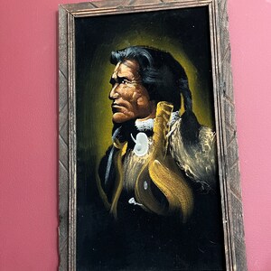 Native America Velvet Painting - Etsy