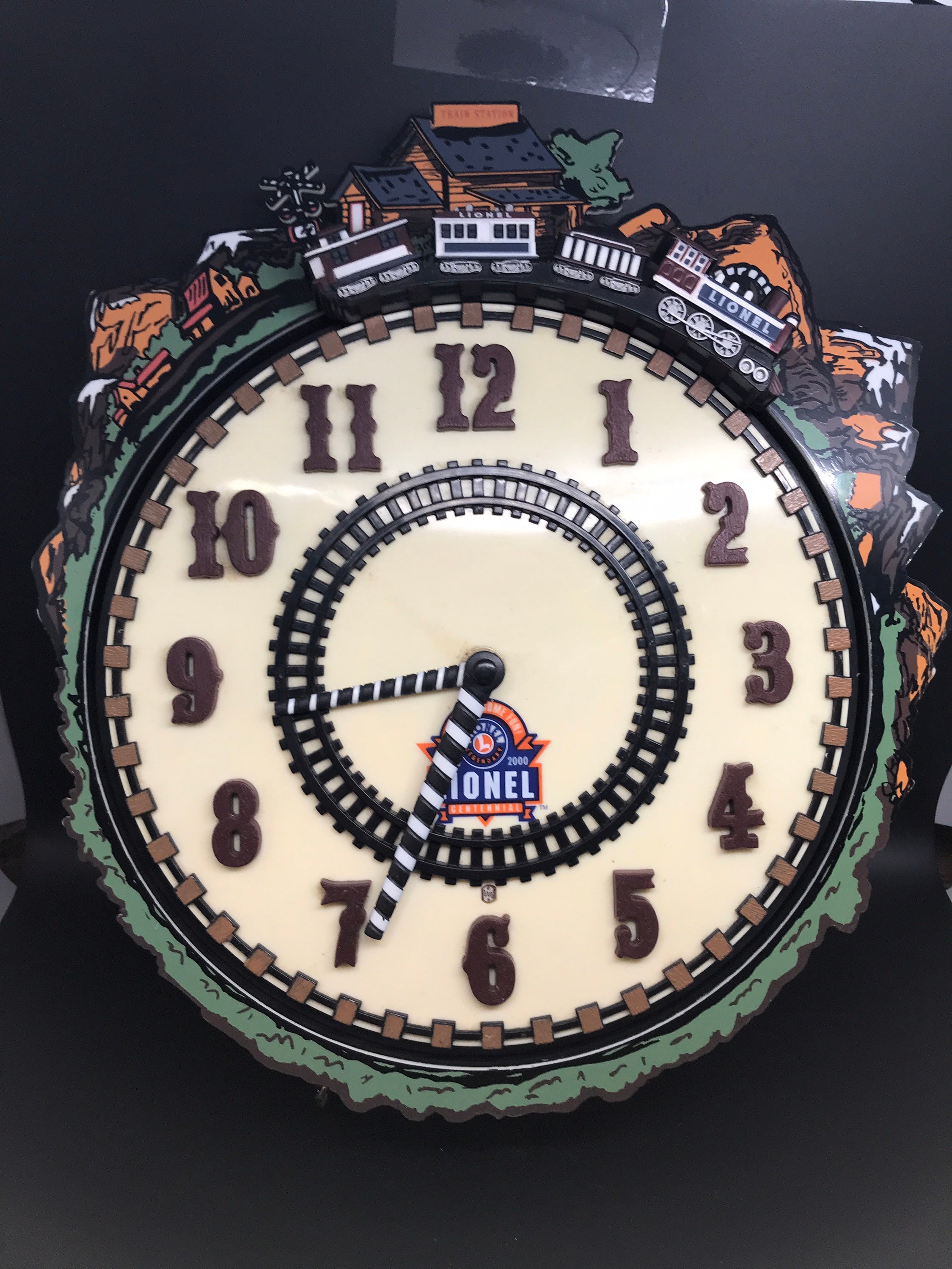 Lionel Trains Vintage Lionel 100th Anniversary Train Clock