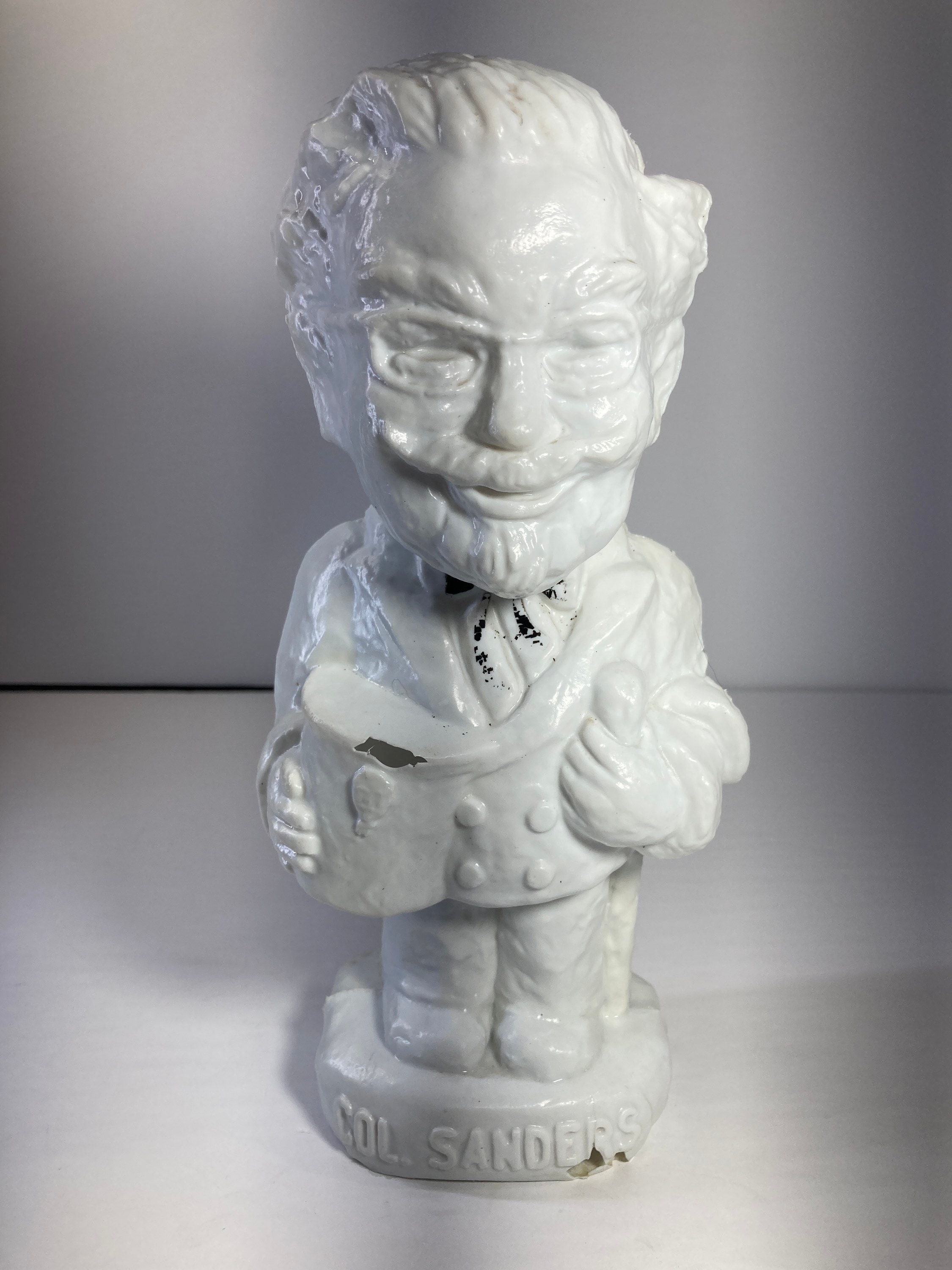 Colonel Sanders Blow Mold Piggy Bank Bank KFC Plastic Etsy