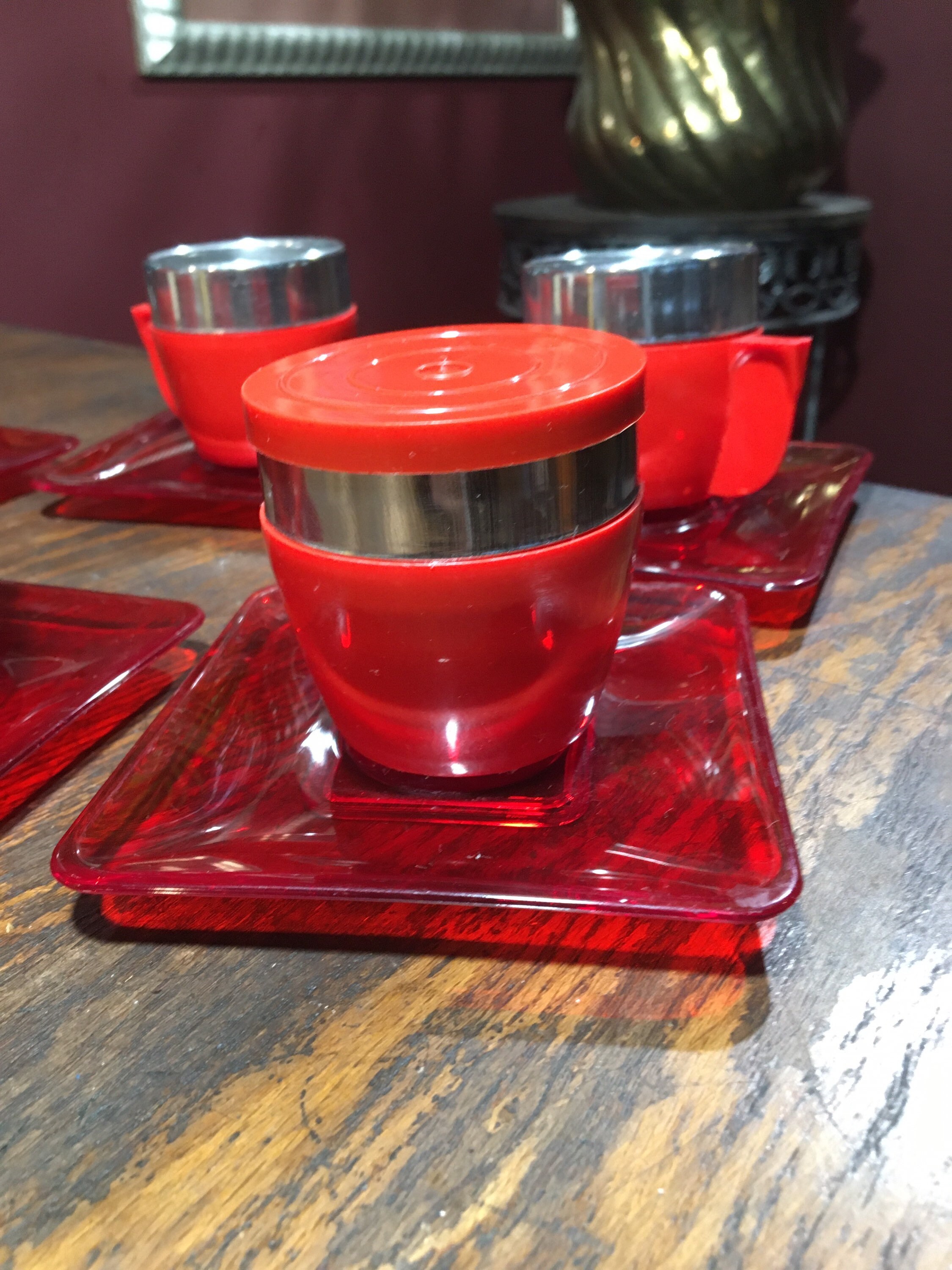 Espresso Cups and Saucers Inoxriv OMADA Made in Italy Etsy