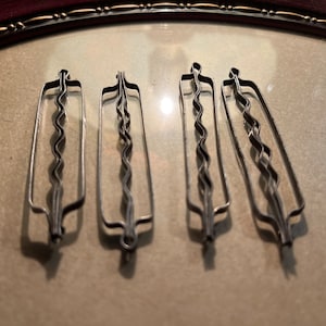 Hair Curlers Steel Curl Rollers Wavers Finger Wave Clip Set Hair Styling Tools Antique Victorian Hair Styling Tools