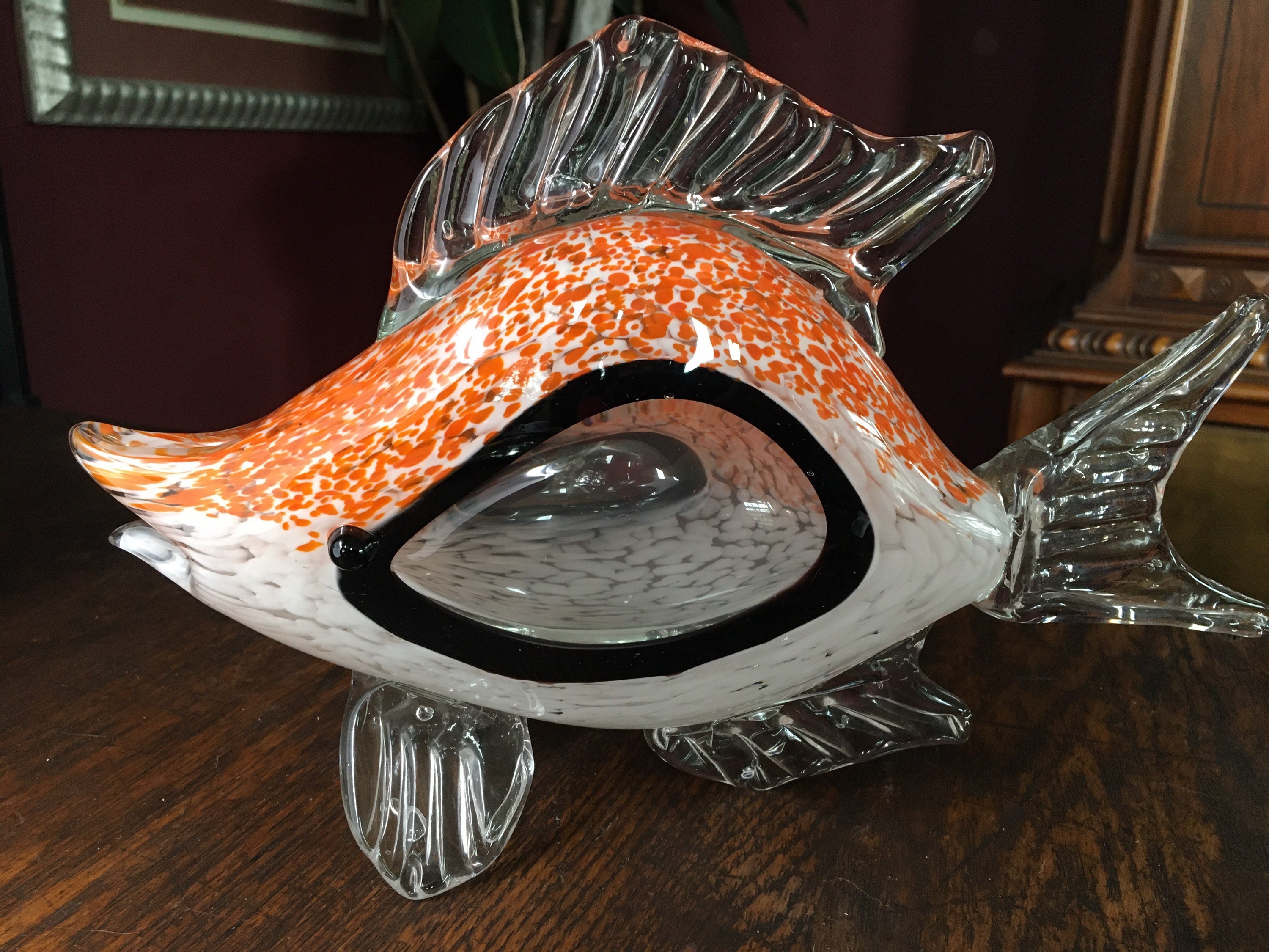 Glass Fish Murano Blown Glass Fish Paperweight Murano Glass Etsy