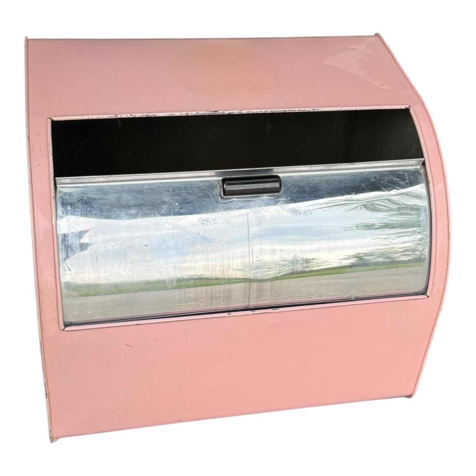 Vintage Bread Box Pink - Etsy