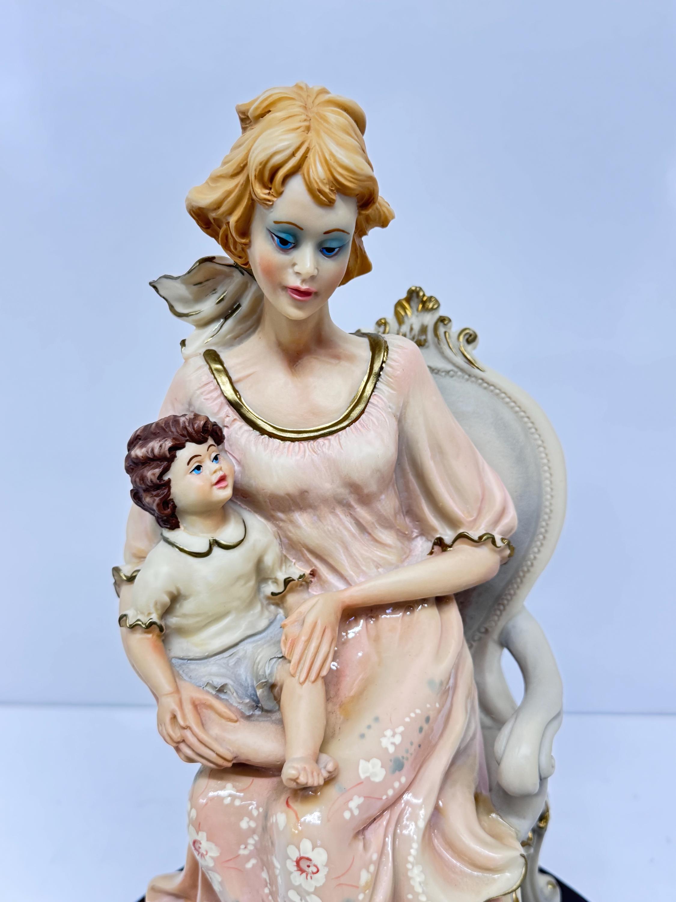 ヴィンテージ グイド・コルテーゼ フィギュア：母と子の樹脂像 - Etsy 日本