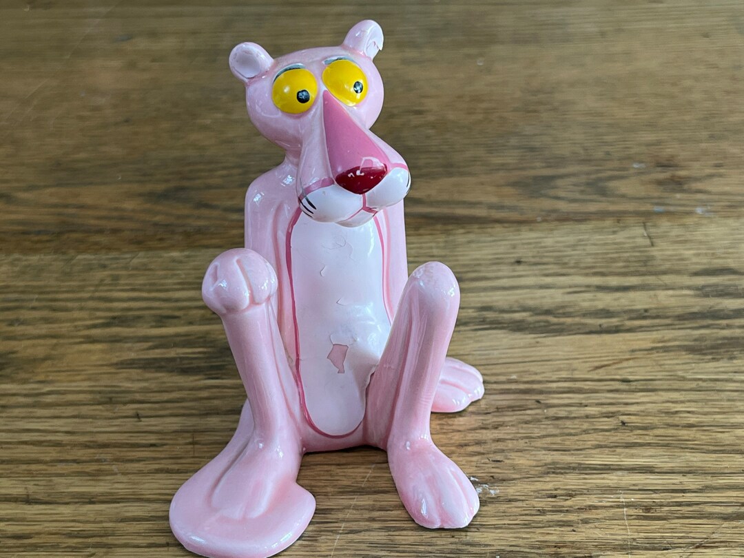PINK PANTHER Figurine by UAC Geoffrey Made in Japan Vintage Etsy