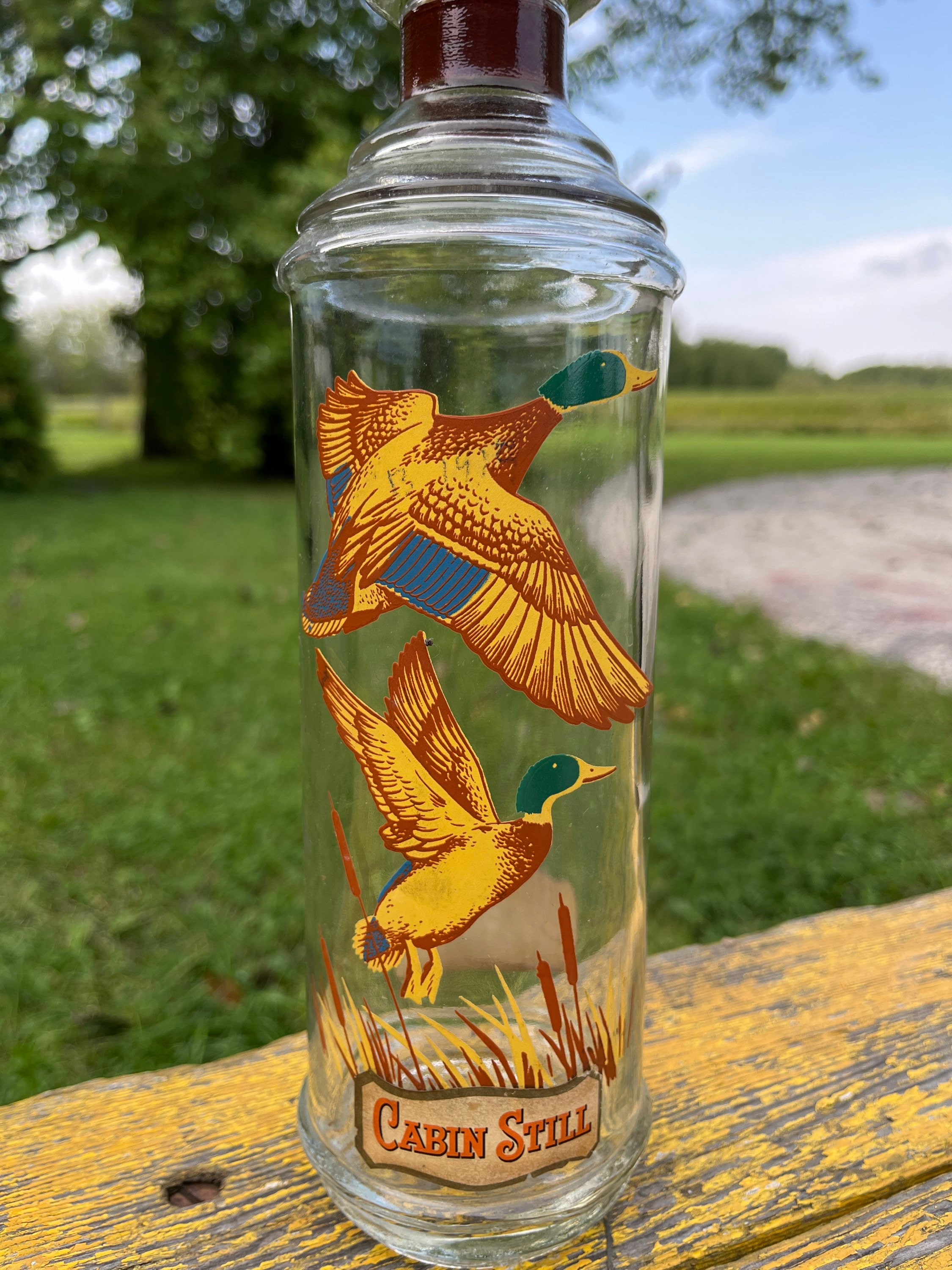 Decanter Stitzel Weller Bourbon Wildlife Mallard Duck Decanter Etsy