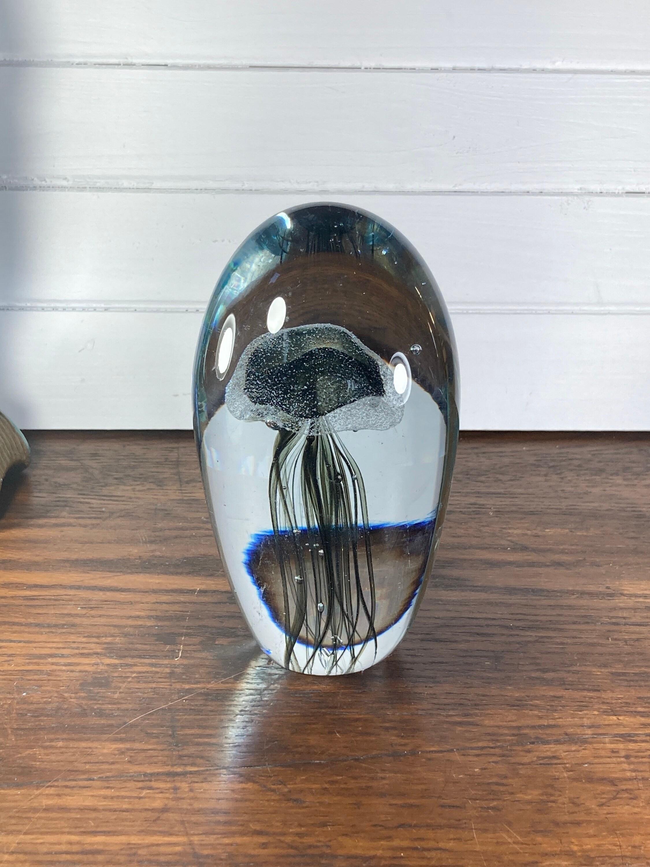 Murano Jellyfish paperweight Collectible Glass Made in Etsy