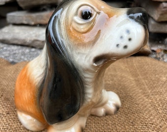 犬、バセットハウンド、コレクターアイテム、フィギュア、ヴィンテージ