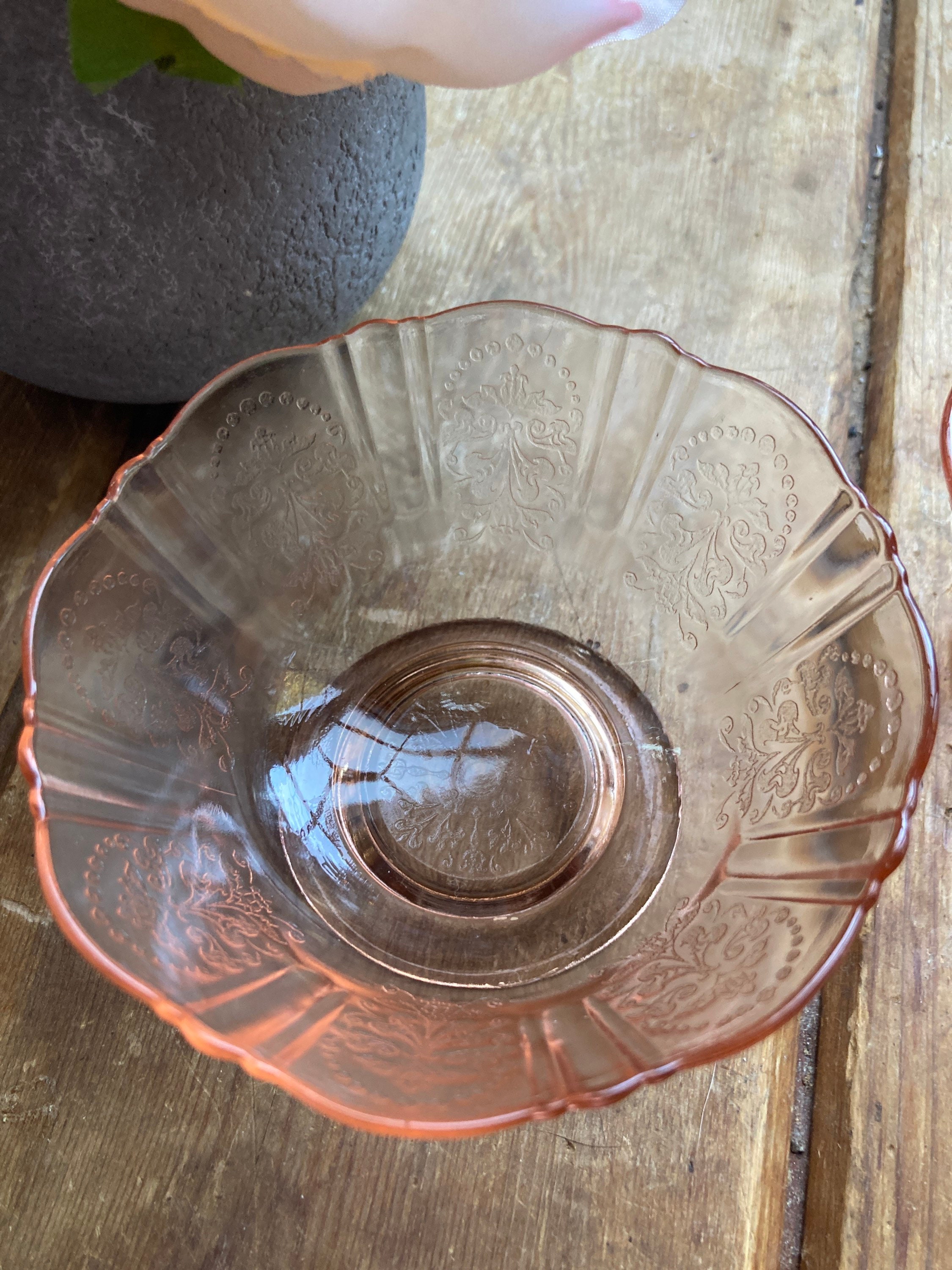 American Sweetheart Pink Sherbet Mac Beth Evans Glass Company