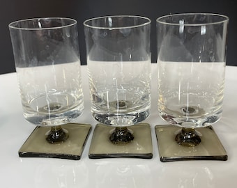 Gafas Rosenthal Studio Linie Georg Jensen Water Cordial Base cuadrada Vintage