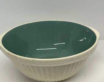 Bowl, Easimix Church Green Gresley Gripstand Mixing Bowl, Mixing Bowl,  English, Vintage, Stoneware, Bakers, Farmhouse Decor  England