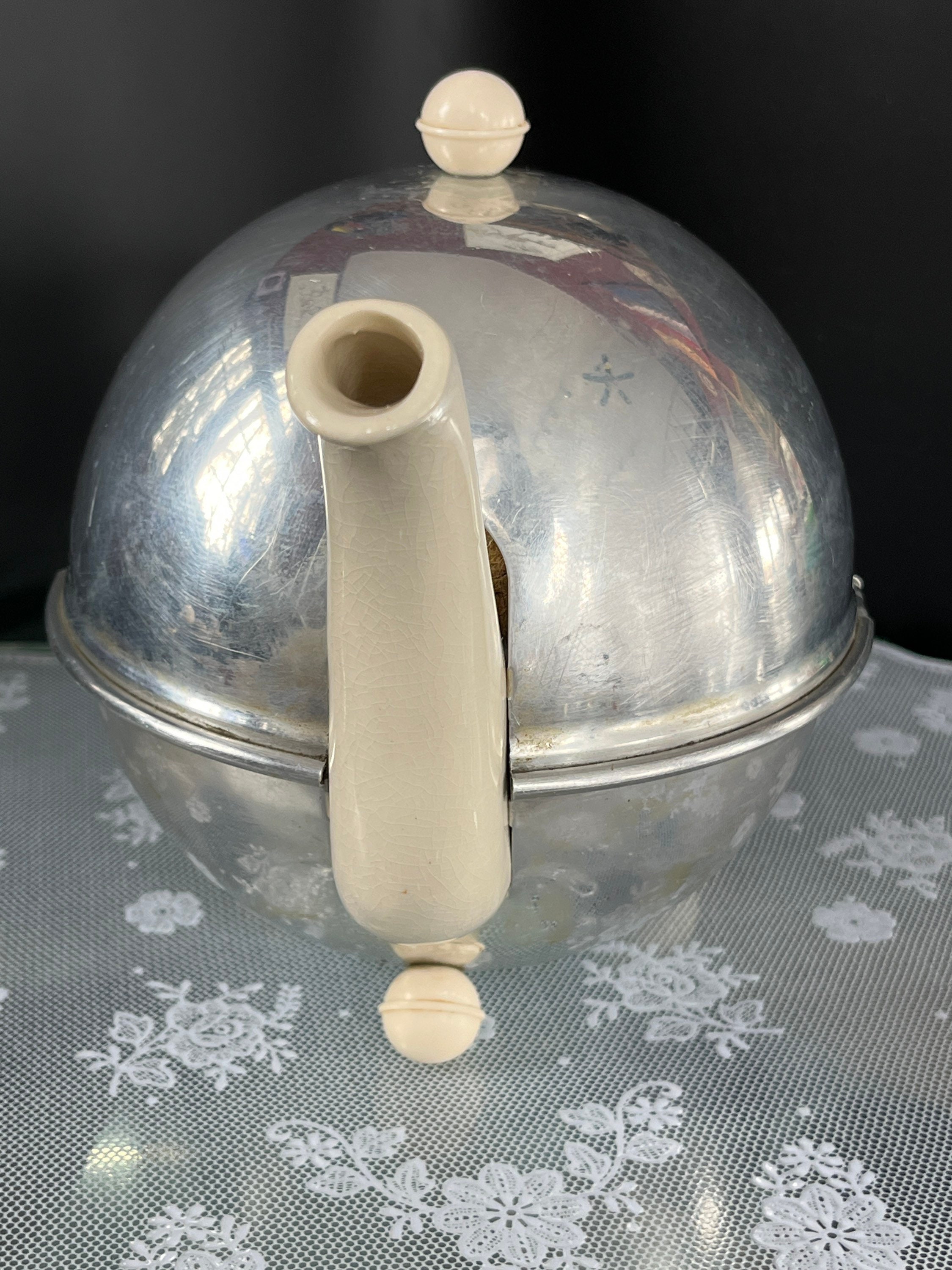 Teapot ART DECO 1930s Everhot Chrome Insulated Teapot Etsy Canada