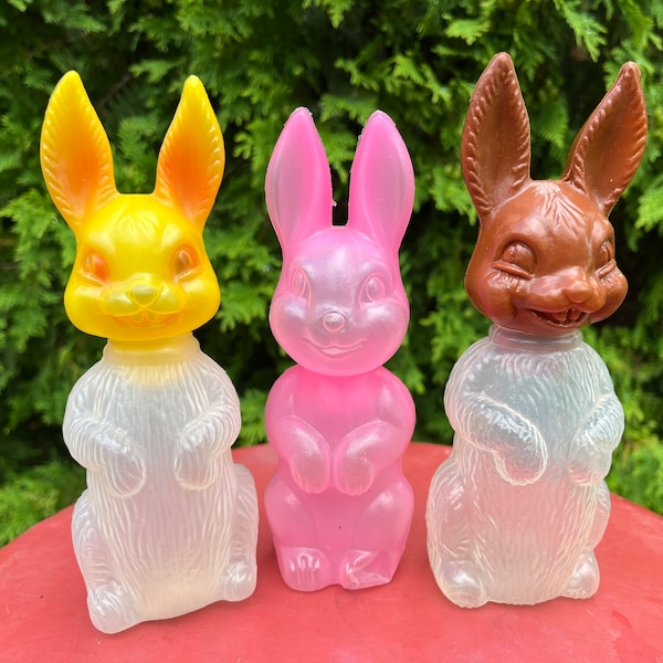Plastic Bunny Container Etsy